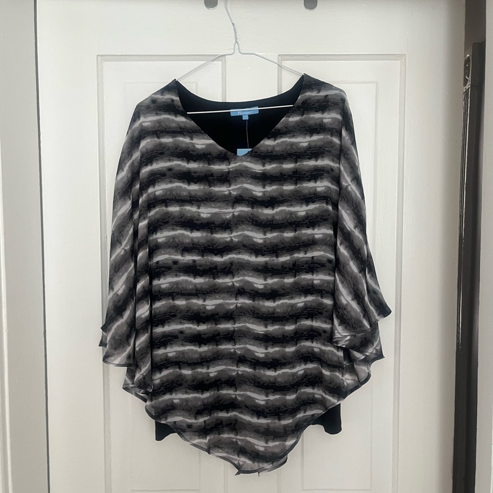 Black and Gray Penman’s Women's Top